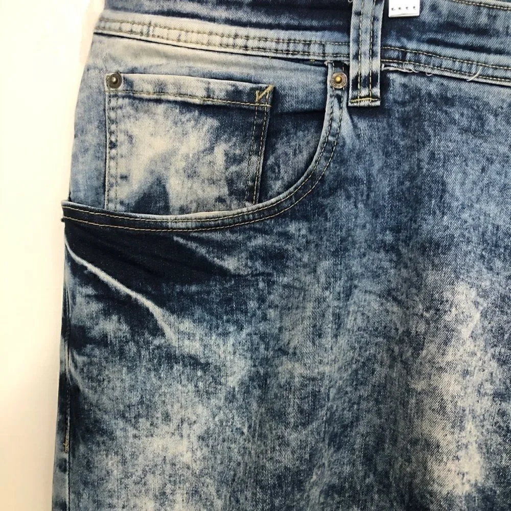 Jeanius Stone Washed Size 50 by 32 Jeans!
